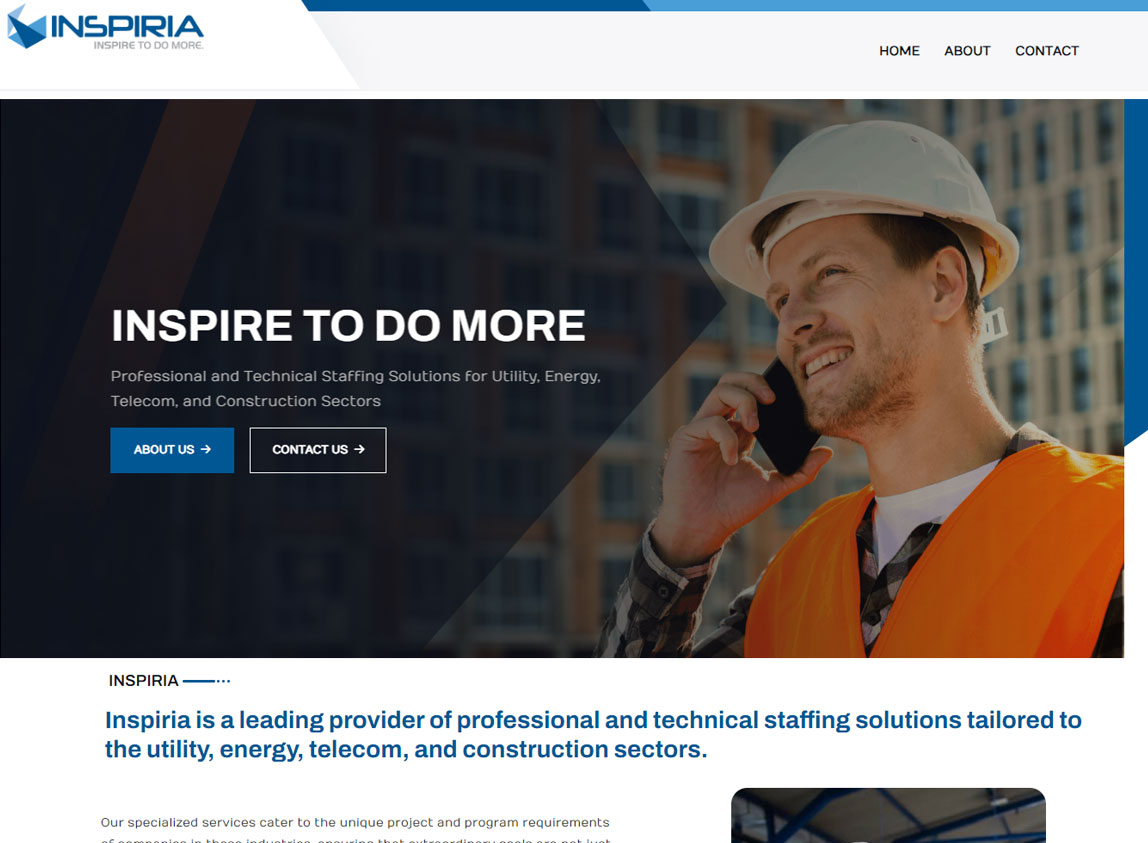 Website Design: Inspiria