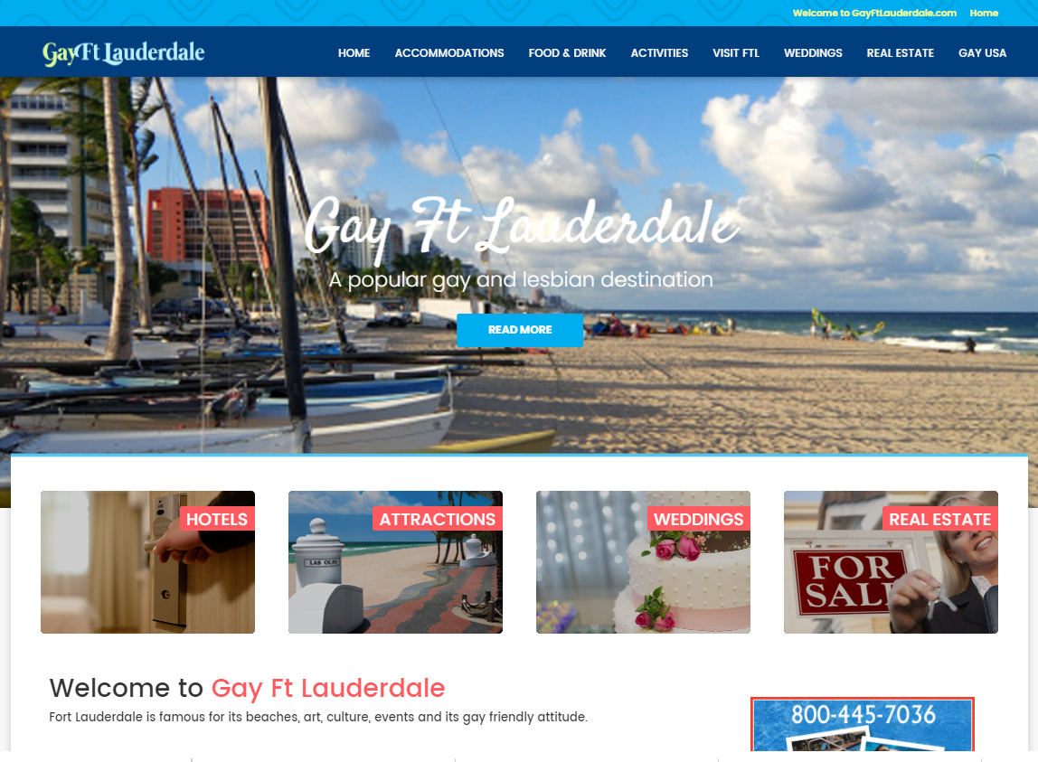 Website Design: Gay Ft Lauderdale